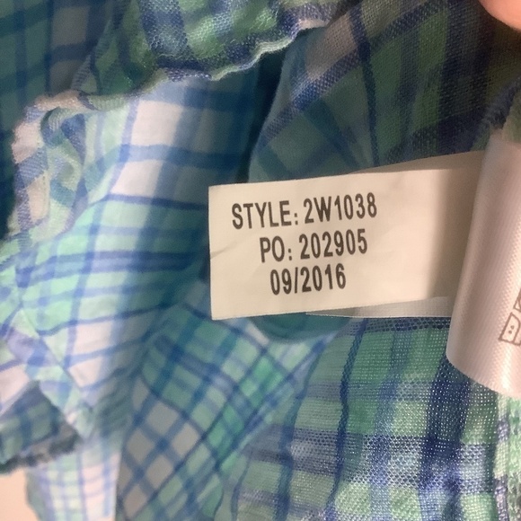 Vineyard Vines Women's Linen Relaxed Checks Button Down‎ Shirt Size 4 - Picture 12 of 13